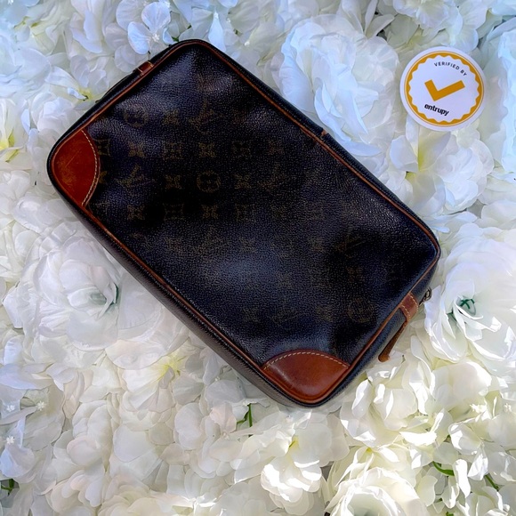 Louis Vuitton Makeup Bag Travel Case Vintage - Picture 1 of 5